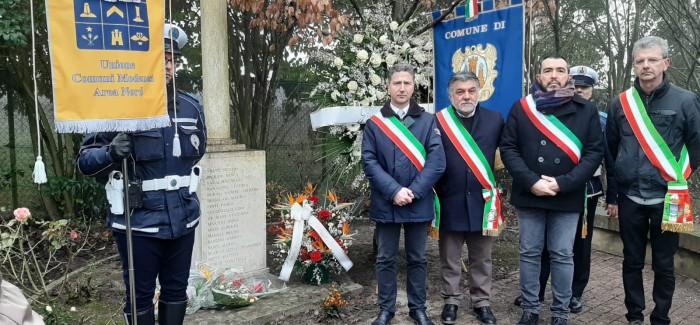 Commemorazione vittime incidente ferroviario in località Bolognina di Crevalcore