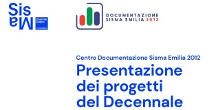 Centro documentazione sisma - Presentazione progetti1