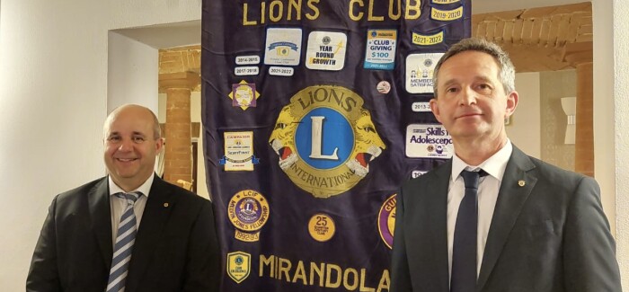 NUOVI ORGANI DIRETTIVI DEL LIONS CLUB MIRANDOLA, ELETTI PER IL PROSSIMO ANNO 2023-24